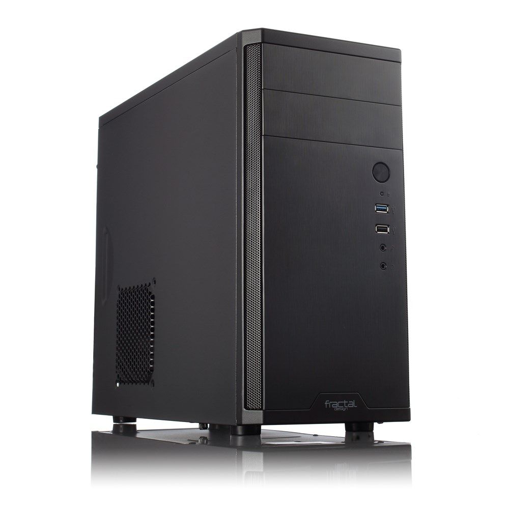 Fractal Design | CORE 1100 | Black | Micro ATX | Power supply included No | ATX PSUs  up to 185mm if a typical-length optical drive is mounted_1