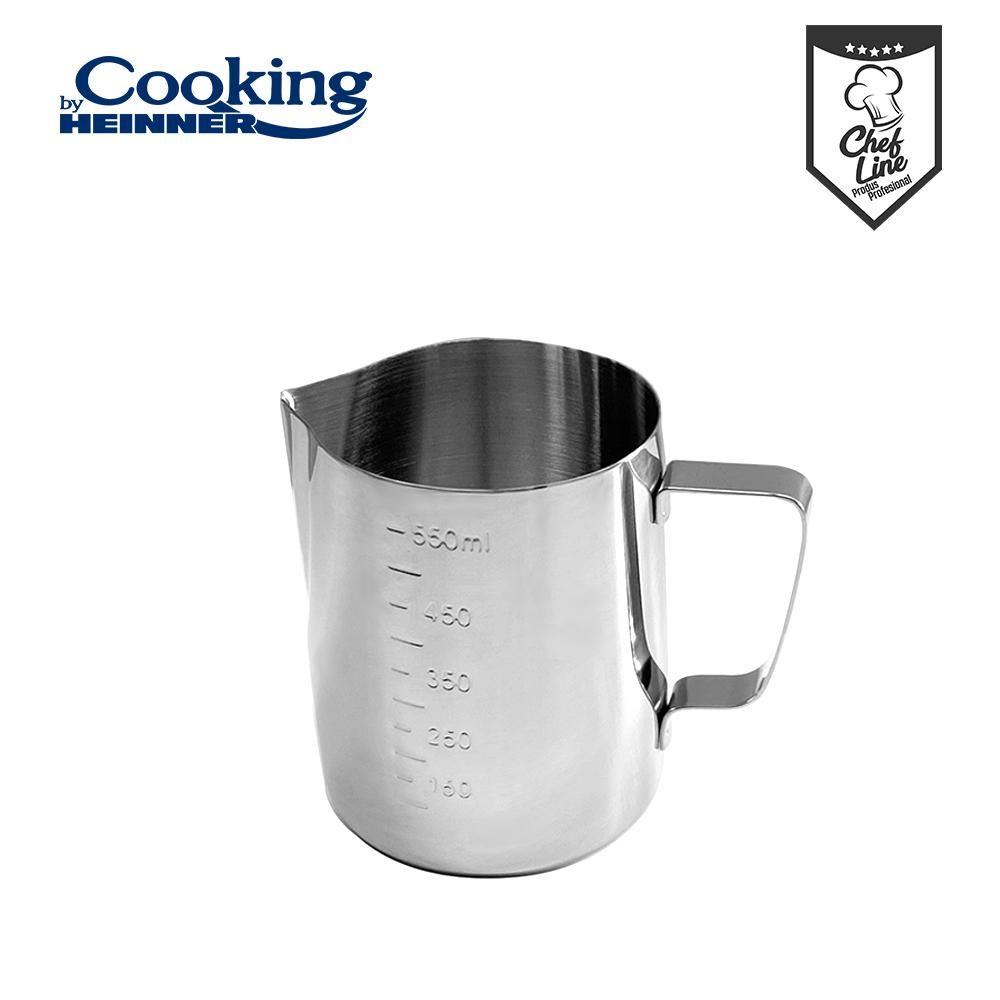 CANA INOX LAPTE 550 ML, COOKING BY HEINNER, CHEF LINE_1