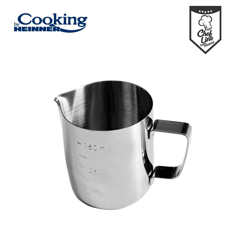 CANA INOX LAPTE 350 ML, COOKING BY HEINNER, CHEF LINE_1