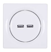 Fibaro Walli N socket-outlet 2x USB White_2