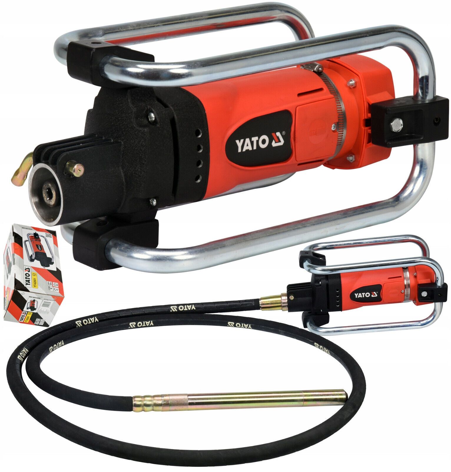 YATO CONCRETE VIBRATOR 2300W + MATE + HOSE 4m_1