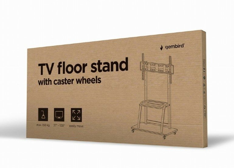 GEMBIRD TV floor stand with caster wheels 37-100inch_3