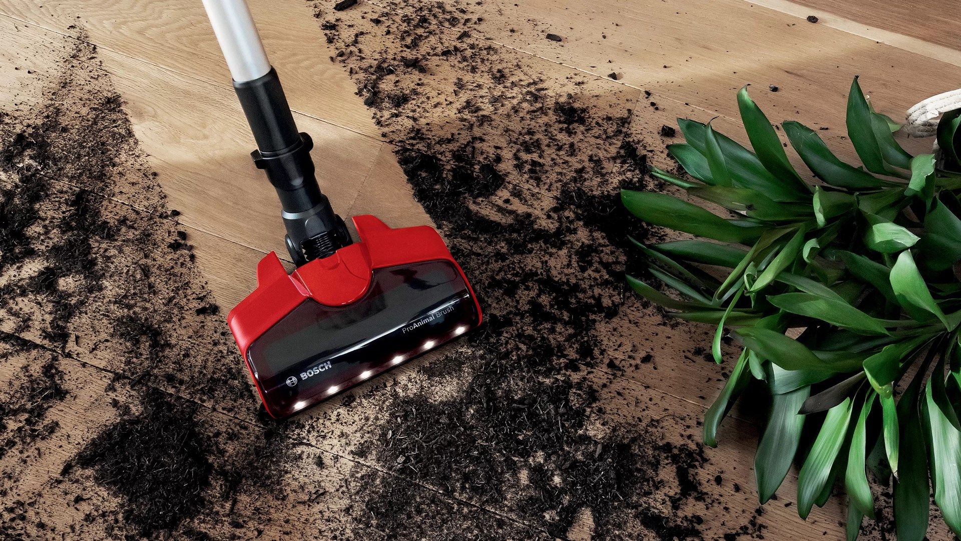 Bosch BCS711PET stick vacuum/electric broom Battery Dry Bagless 0.3 L Black  Red 3 Ah_4