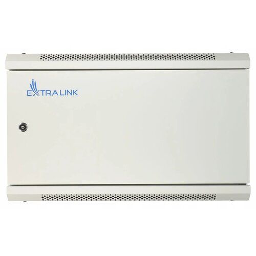 Extralink Rackmount cabinet 6U 600x450 ASP Gray wall mounted  metal door_3