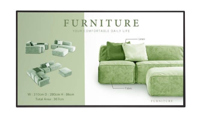 Display profesional LG 65UM5N-H, 65