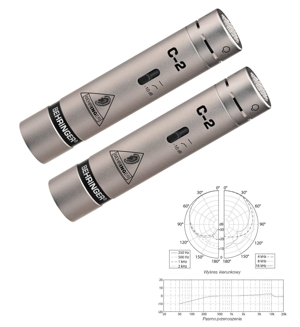Behringer C-2 Mikrofon pojemnościowy - para_2