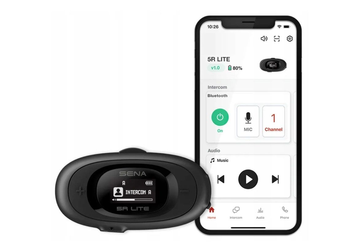 SENA MOTORBIKE INTERCOM 5RLITE-01 FOR 1 HELMET_4