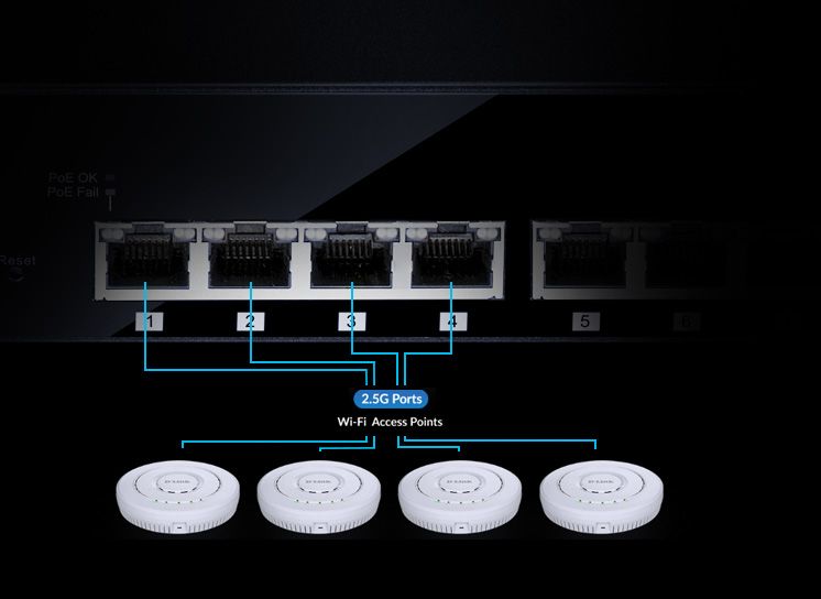 8-PORT MULTI-GB UNM. SWITCH 8X/100 / 1000MBPS / 25GBPS TP_8