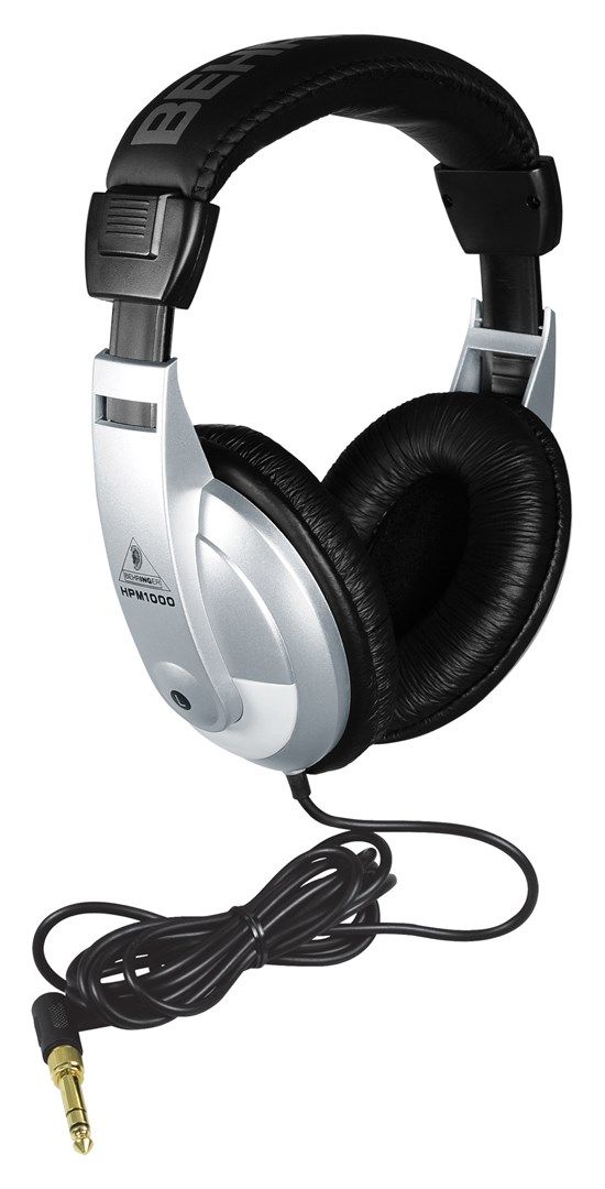 Behringer HPM1000 headphones/headset Wired Music Black  Silver_2