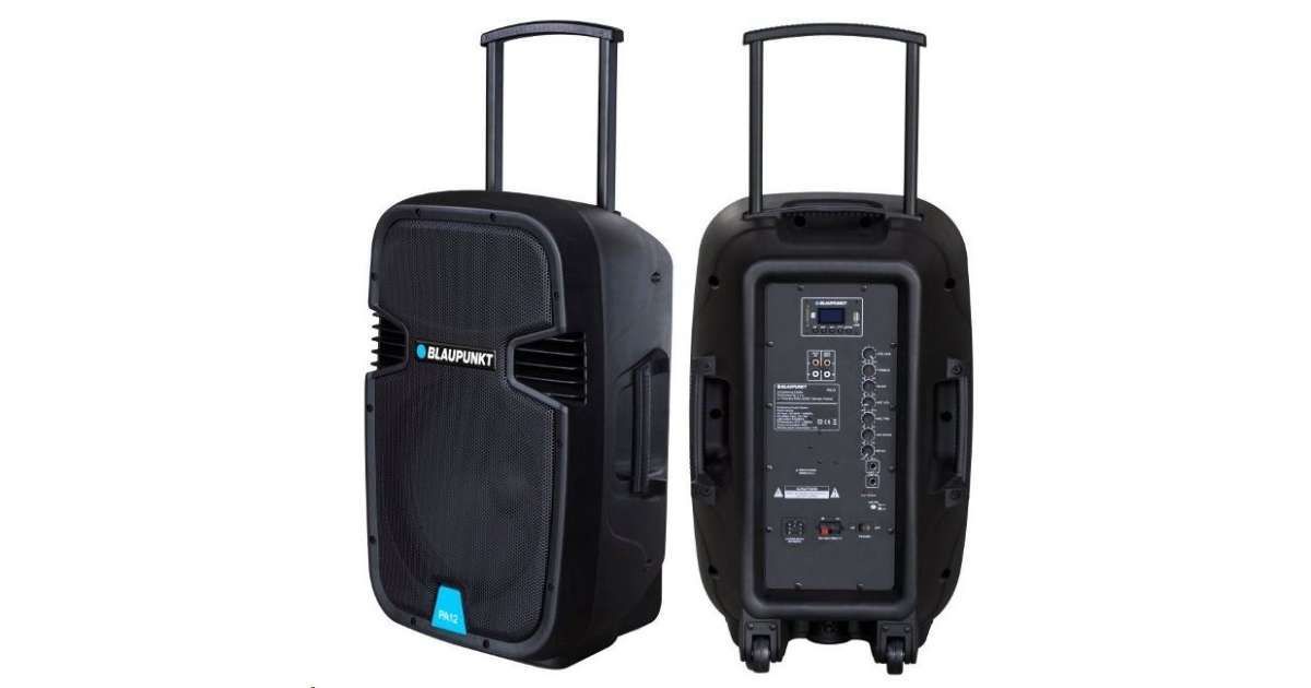Blaupunkt PA12 portable speaker 650 W Stereo portable speaker Black_1