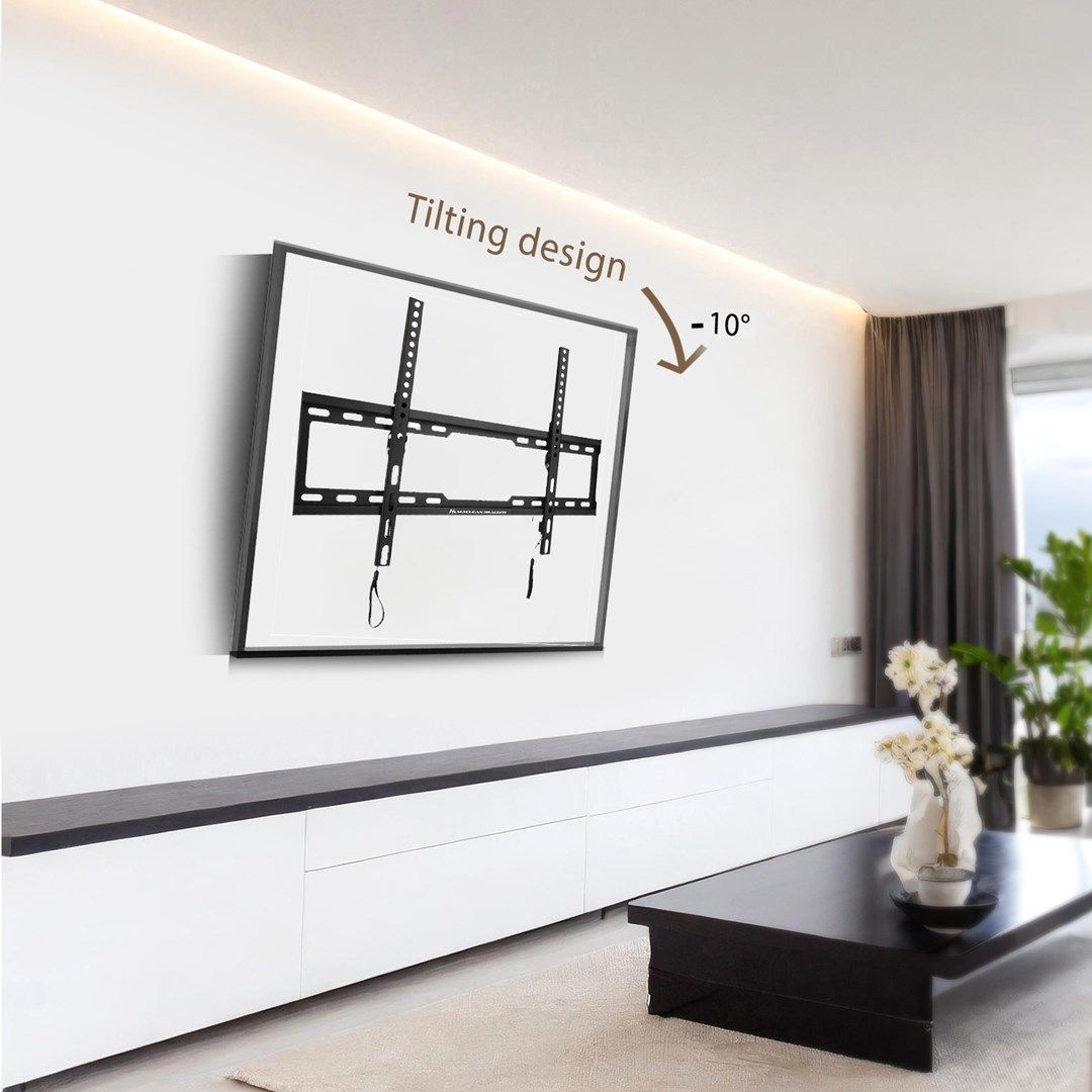 Maclean TV MC-413 Wall Mount Bracket 32 -80  VESA 600x400 45kg Tilting Universal Adjustable Spirit Level Mounting Accessories_10