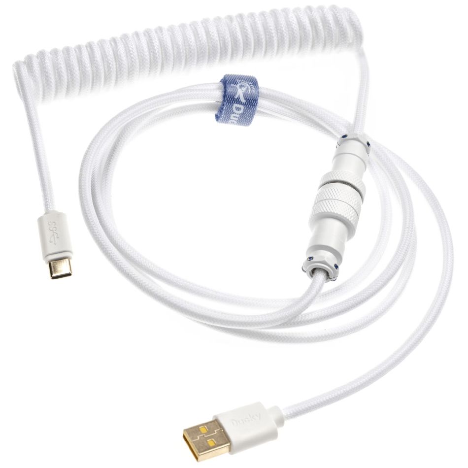 Ducky Coiled Cable - White Edition_1