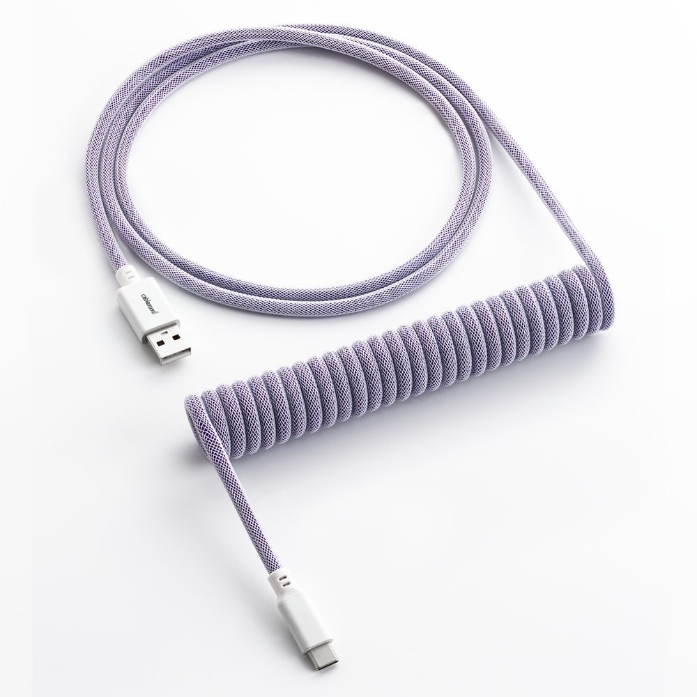 CableMod Classic Coiled Keyboard Cable USB-C to USB Type A  Carbon Grey - 150cm_1