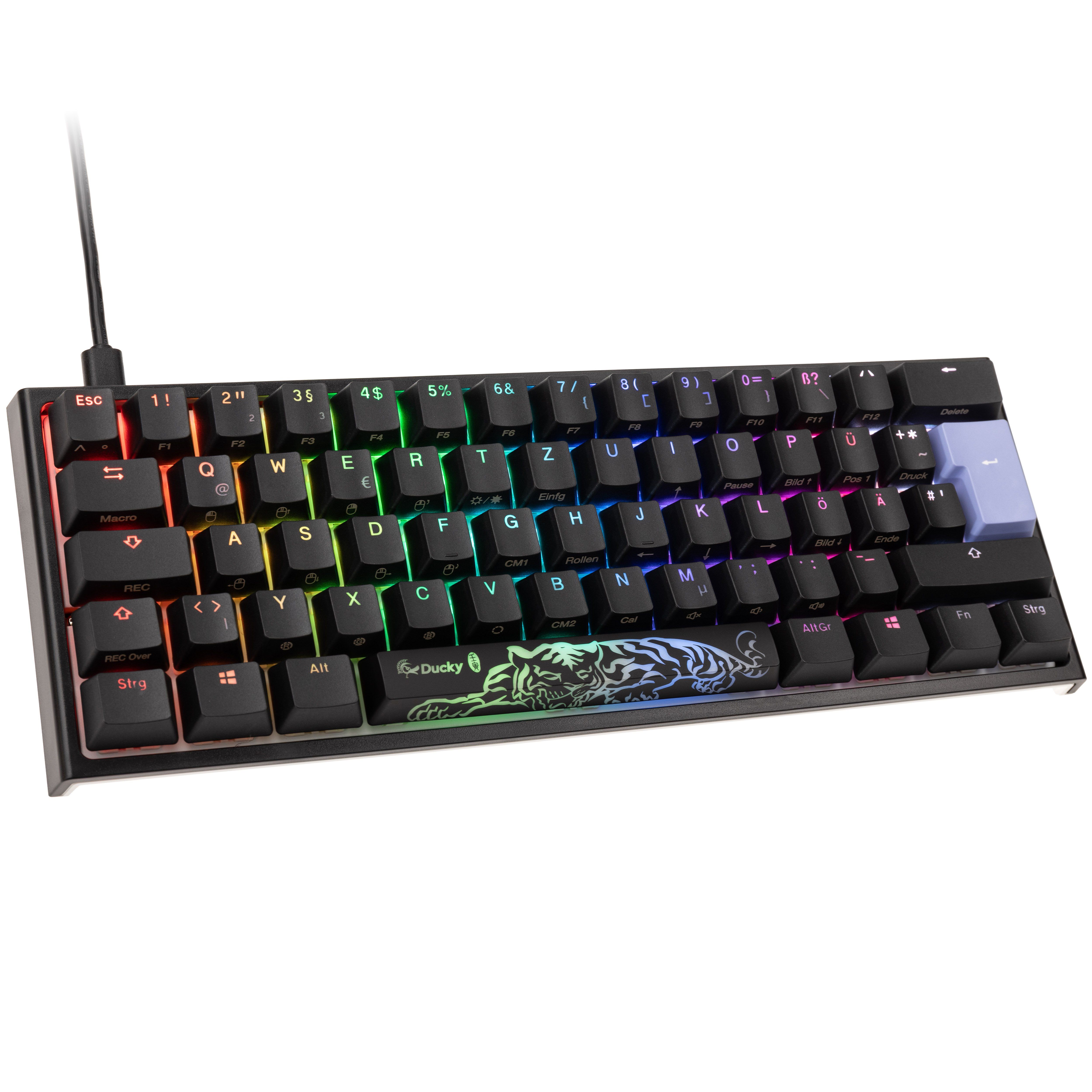 Ducky One 2 Pro Mini Gaming Tastatur  RGB LED - Cherry Black_1