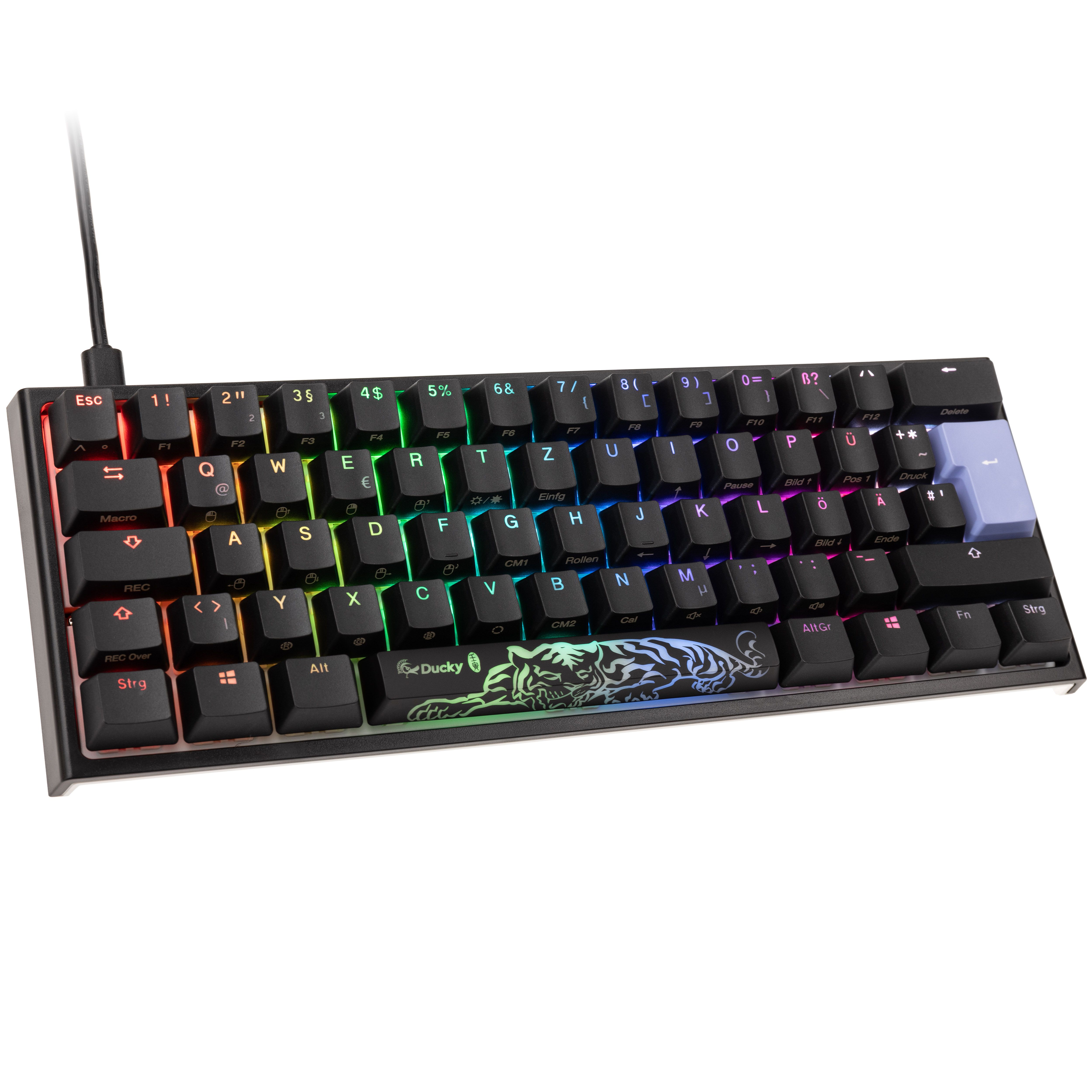 Ducky One 2 Pro Mini Gaming Tastatur  RGB LED - Cherry Red_1