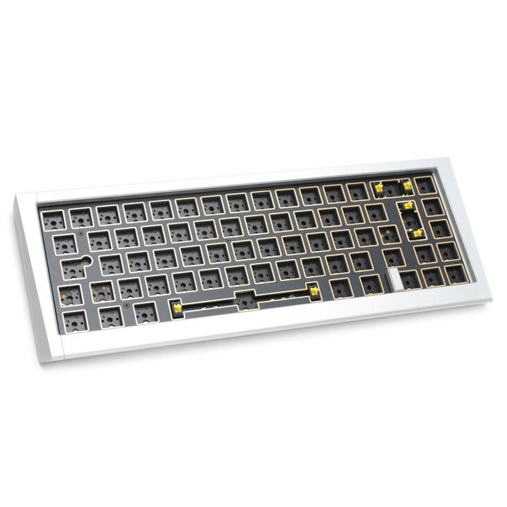 Ducky Outlaw 65 Gaming-Keyboard  Barebone - Silver (ISO)_1