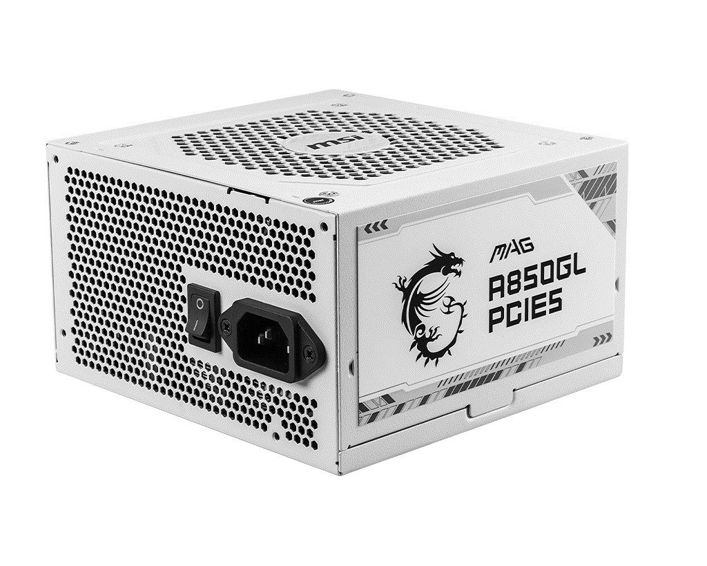 MSI MAG A850GL PCIE5 WHITE power supply unit 850 W 20+4 pin ATX ATX_1