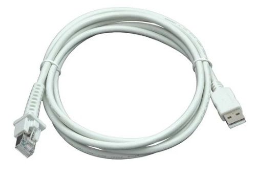 Cable, USB, Type A, TPUW, Straight, 2M, White_1