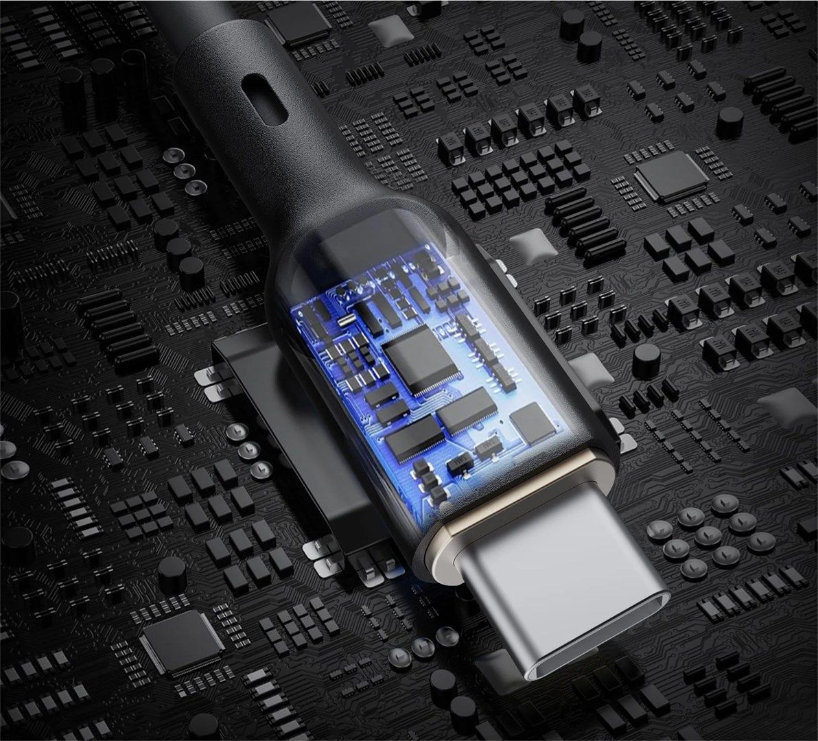 AUKEY CB-SCC241 USB-C Power Delivery PD 240W 5A 20V 1m Nylon Black_8