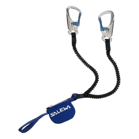 Premium lanyard attac-black-blue SALEWA_1