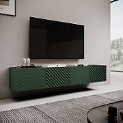 4D RTV cabinet ONDA 200x40xH54.35 green (standing or wall mounted)_4