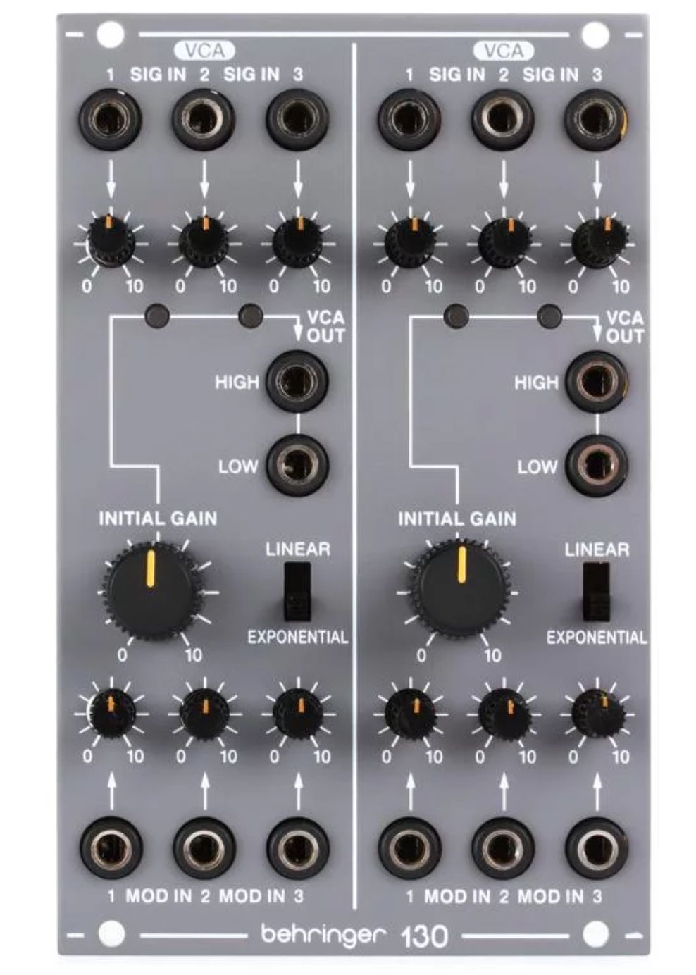 Behringer 130 DUAL VCA Moduł syntezatora modularnego_1