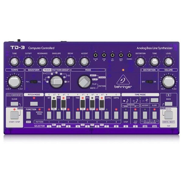 Behringer TD-3-GP Syntezator linii basowej fioletowy_4