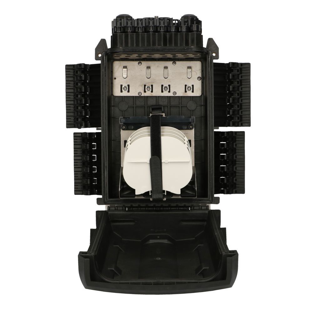 Extralink Fields | Fiber Optic Junction Box | 16 welds  black_2