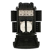 Extralink Fields | Fiber Optic Junction Box | 16 welds  black_2