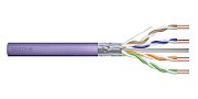 DIGITUS Cat.6 Installation Cable  F/UTP  B2ca  AWG23/1  LSOH  500m  Purple  Reel_1