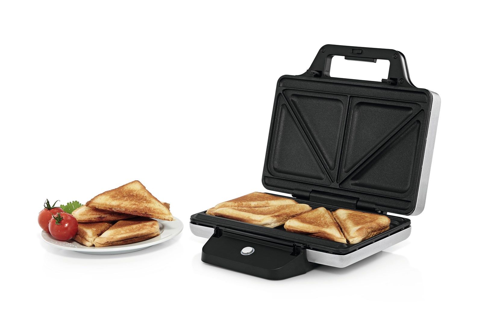 WMF 0415150011 sandwich maker 800 W Black  Silver_3