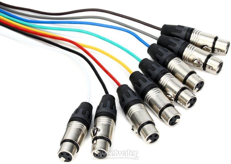 Behringer GMX-300 Kabel 8 x XLR F - 8 x XLR M 3m_1