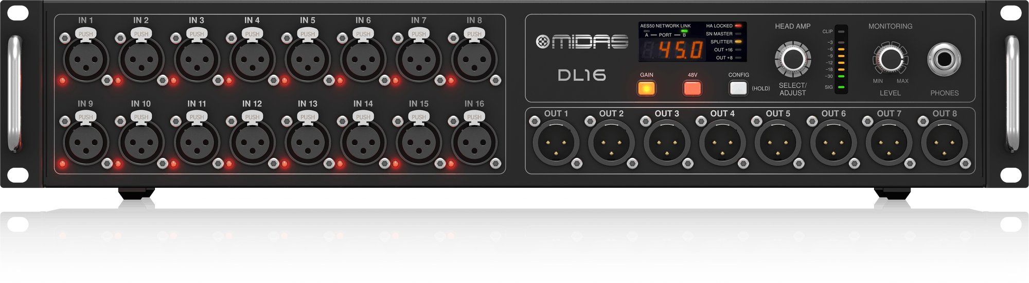 Midas DL16 Stagebox cyfrowy 16 we/8 wy_1