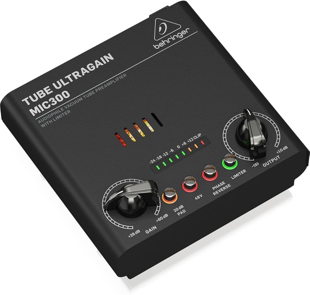 Behringer MIC300 Przedwzmacniacz mikrofonowy lampowy_1