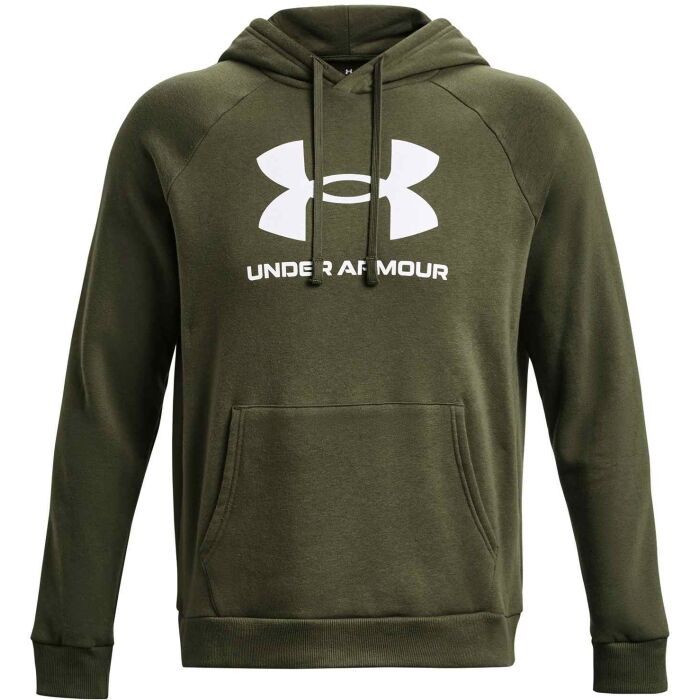 Under Armour Rival Fleece Logo HD Men's Sweatshirt olive 1379758 390 L_1