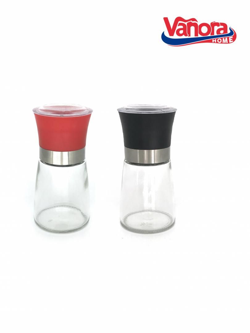 SET DOUA RASNITE CERAMICE SARE&PIPER 13.5CM, ROSU/NEGRU, VANORA HOME_1