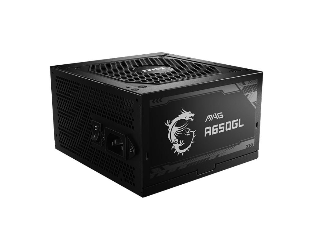 MSI Power Supply MAG A650GL, EU, 650W, Fully-Modular, 80 Plus Gold, Color Box, Pallet packing,7Y Warranty_3