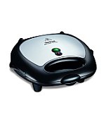 TEFAL | Sandwitch Maker | SW614831 | 700 W | Number of plates 3 | Black/Stainless Steel_1