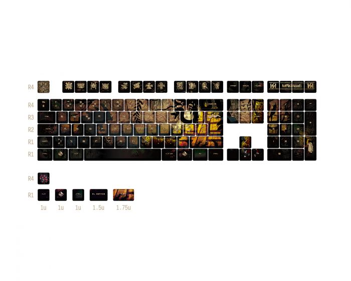 Traitors EL DORADO Keycap Set (US)_1