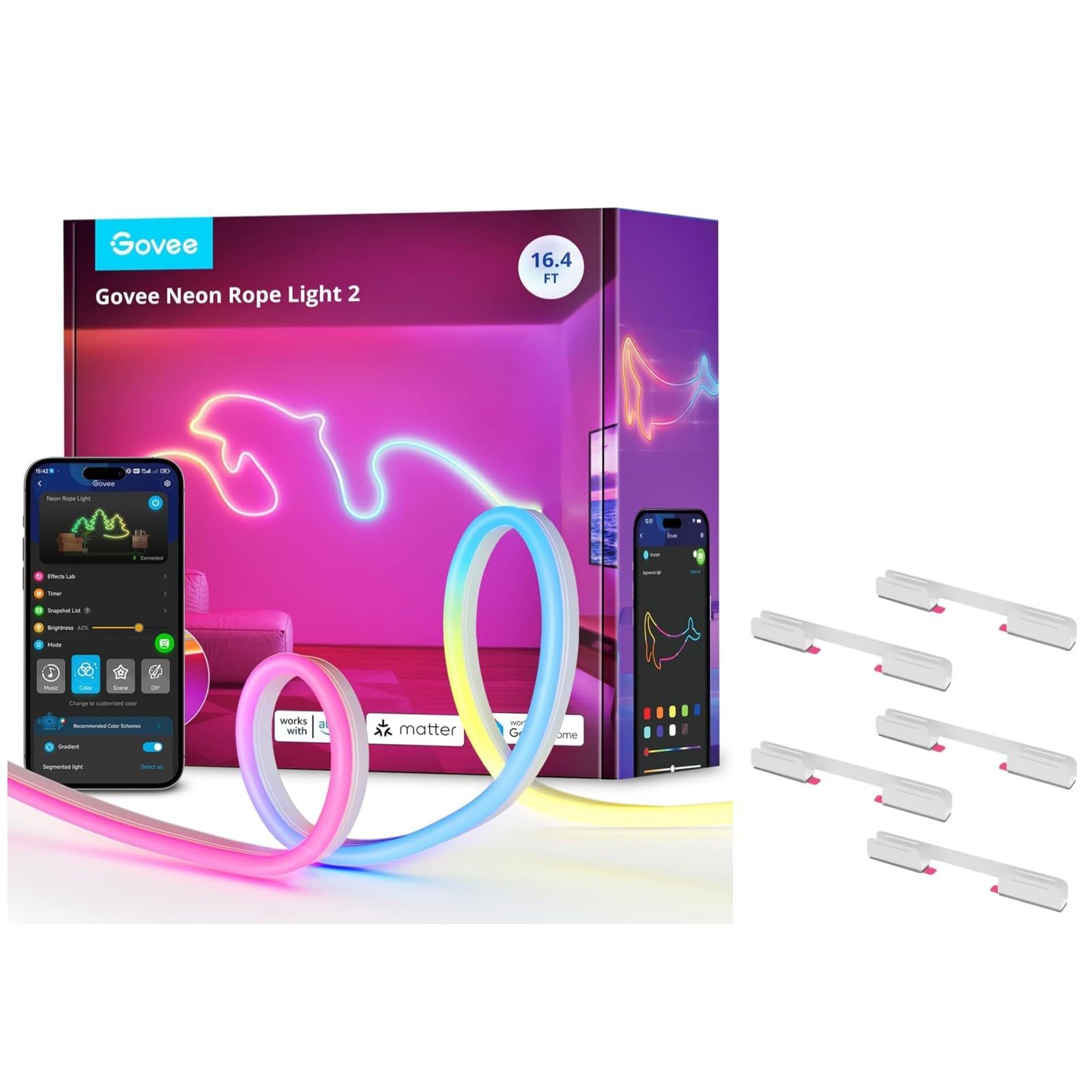 Govee H61D3 Neon Lights 2 3m | LED Lighting | Matter  HomeKit  Google  Alexa  SmartThings_1