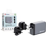 Verbatim GNC-200 GaN Charger 4 Port 200W USB A/C (EU/UK/US_3