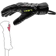 LEKI RĘKAWICE WCR C-Tech 3D Jr. black-lemon 7.0_3