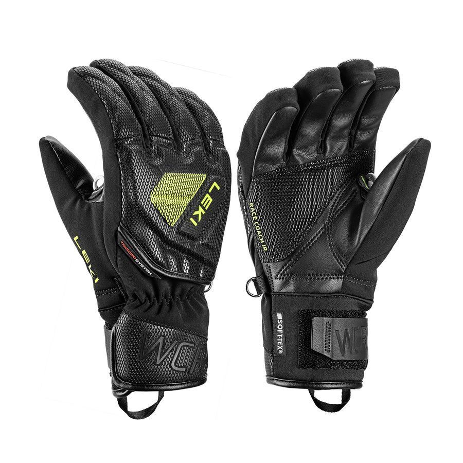 LEKI RĘKAWICE WCR C-Tech 3D Jr. black-lemon 8.0_1