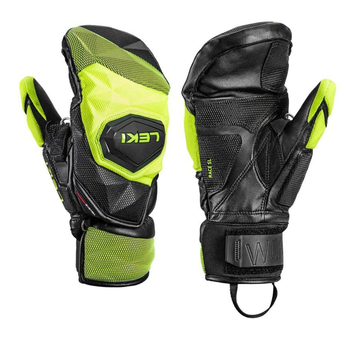 LEKI RĘKAWICE WCR Venom SL 3D MITT black-ice lemon 9.0_1
