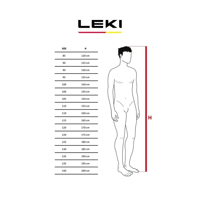 LEKI KIJE TRL Vertical K red-yellow 125_3