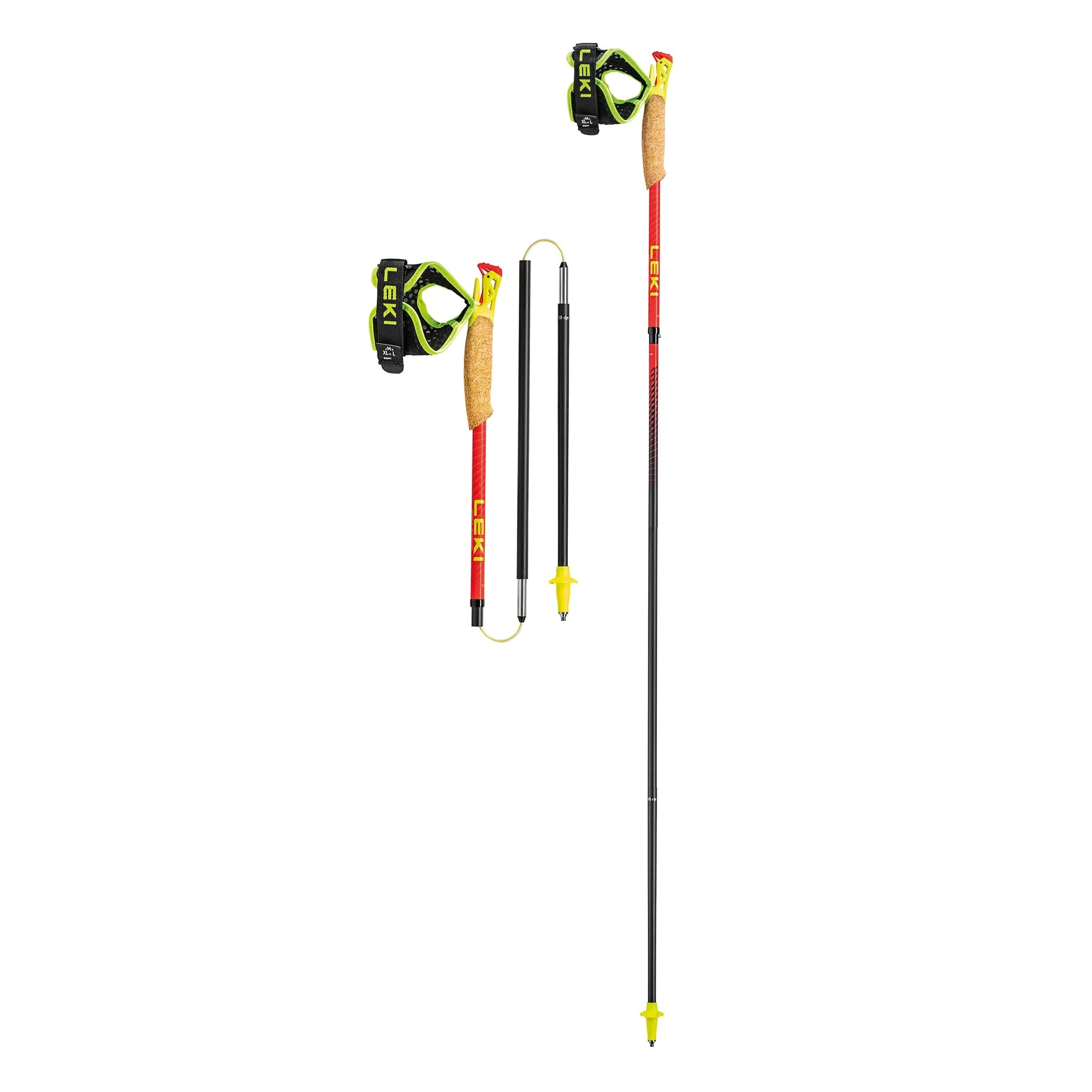 LEKI KIJE TRL Vertical K red-yellow 125_6