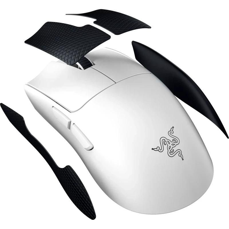 Mouse Razer Viper V3 Pro, conectivitate Razer HyperSpeed Wireless si prin fir, durata de viata baterie pana la 95 ore la 1000 Hz, pana la 62 ore la 2000 Hz, pana la 40 ore la  4000 Hz, pana la 17 ore la 8000 Hz, alb_4