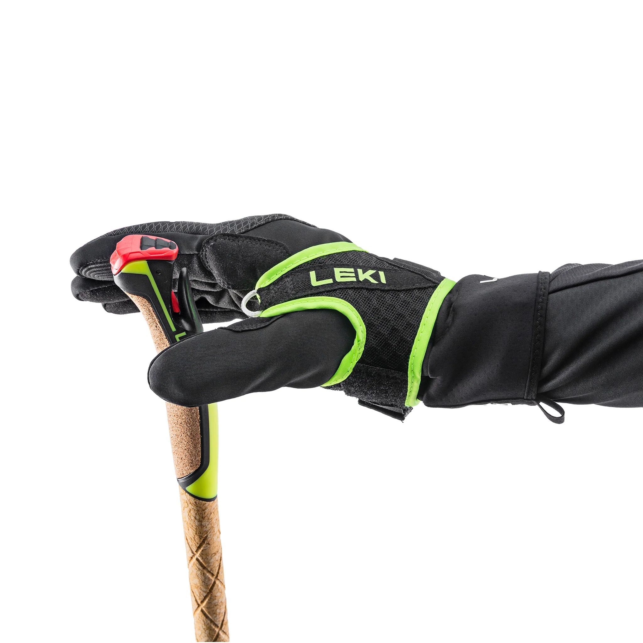 LEKI KIJE Nordic Walking Flash Carbon green 125_1