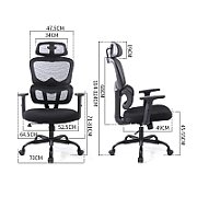 Tuckano Ergonomic office chair T6 black_18