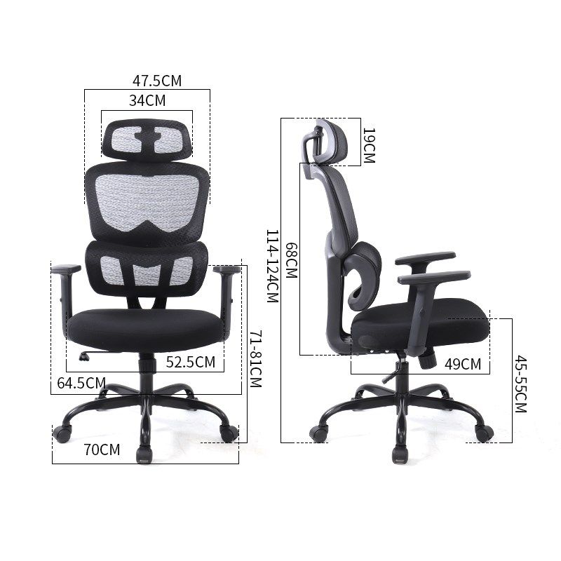 Tuckano Ergonomic office chair T6 black_19